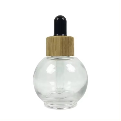 ボール形 20ml 30ml ピンク 香水 空の化粧品 エッセンシャルオイルドロッパーボトル