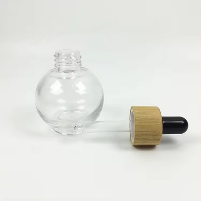 ボール形 20ml 30ml ピンク 香水 空の化粧品 エッセンシャルオイルドロッパーボトル