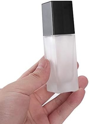 プレッシャーポンプヘッドを持つ方形化粧品容器 旅行用配送器