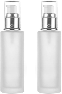 120ml 4oz 凍結ガラスローション ボトル ポンプ 配給ボトル 化粧品 ボトル