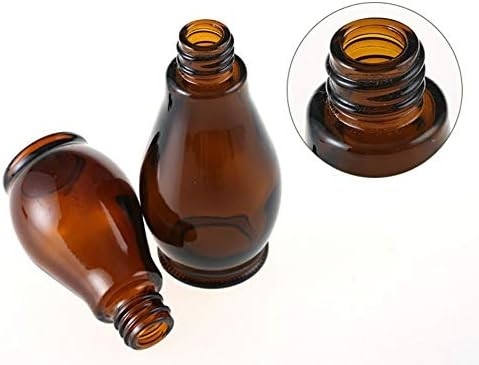 100ml アンバーガラス 旅用ボトル 化粧水 クリームポンプ ボトル ディスペンサー 容器