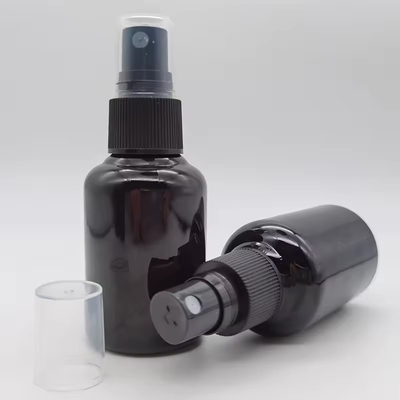 50ML PET 鮮やかな黒いプラスチック化粧水スプレーボトル