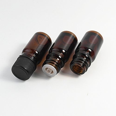 10ml 20ml 30ml エッセンシャルオイルのガラスボトル スクリューキャップ 空のアンバーガラス