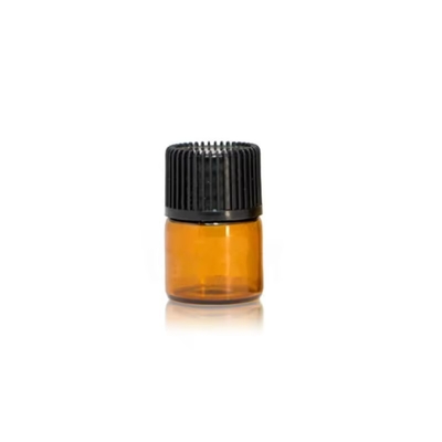 1ml 2ml 3ml 4ml 5ml エッセンシャルオイル ミニアンバー ガラスボトル