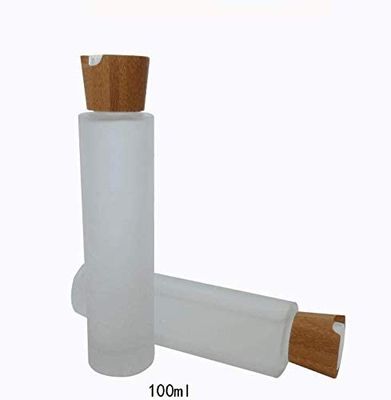 20/410の20mmガラス化粧品のびん100mlのタケふたの化粧品の瓶