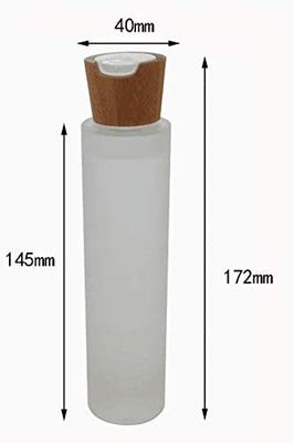 20/410の20mmガラス化粧品のびん100mlのタケふたの化粧品の瓶