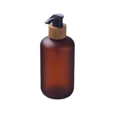 8ozはこはく色250ml化粧品ペットびんの紫外線保護空気のない瓶化粧品の包装ODMを曇らした