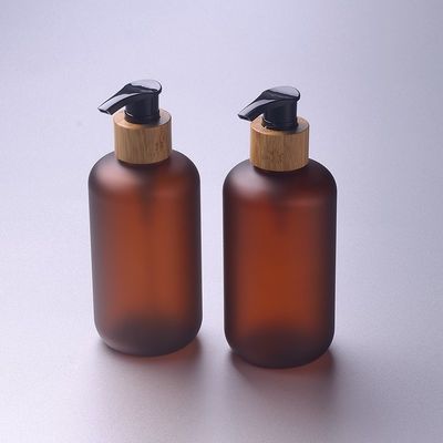 8ozはこはく色250ml化粧品ペットびんの紫外線保護空気のない瓶化粧品の包装ODMを曇らした