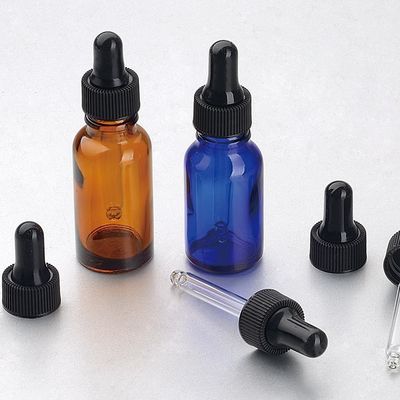 空のガラス点滴器の精油のびん18/410の18mm紫外線保護60ml 2oz