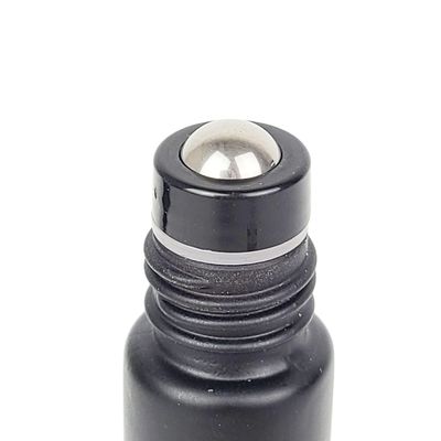 10ml 22/400精油のびんのタケ帽子22mmの明確なガラス ローラーのびん