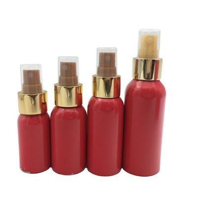 圧力ポンプ赤いアルミニウム スプレーのびん3.4oz 100ml 24mm赤い24/410