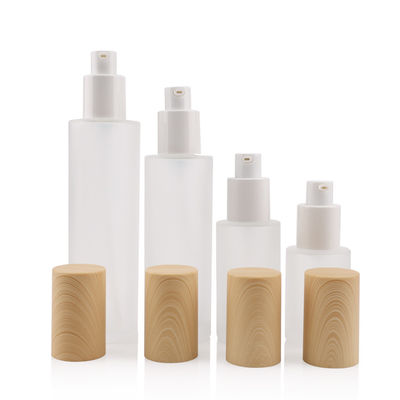 50g白い18mmガラス化粧品は20ml 18/400表面クリームの瓶をびん詰めにする