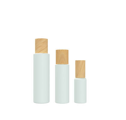 24/415の白い140ml 55gのプラスチック化粧品はふたが付いている容器をびん詰めにする