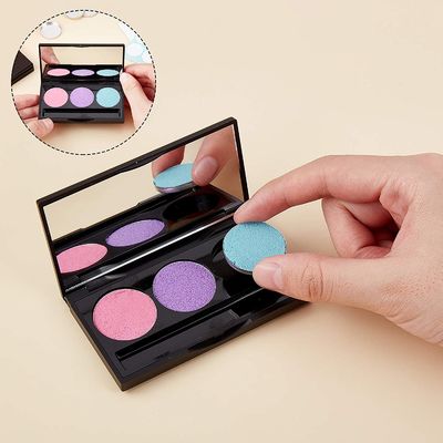 1.15cm 24.5mmの目の美の予約購読箱3色のアイシャドウのパレットODM