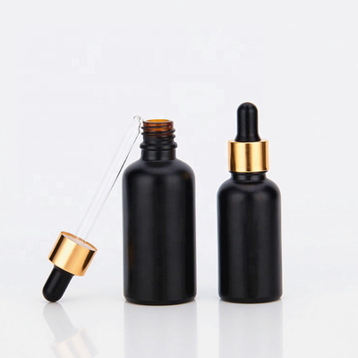 5ml 10ml 15mlの精油は曇らされる点滴器との無光沢の黒をびん詰めにする