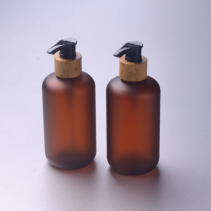 8ozはこはく色250ml化粧品ペットびんの紫外線保護空気のない瓶化粧品の包装ODMを曇らした